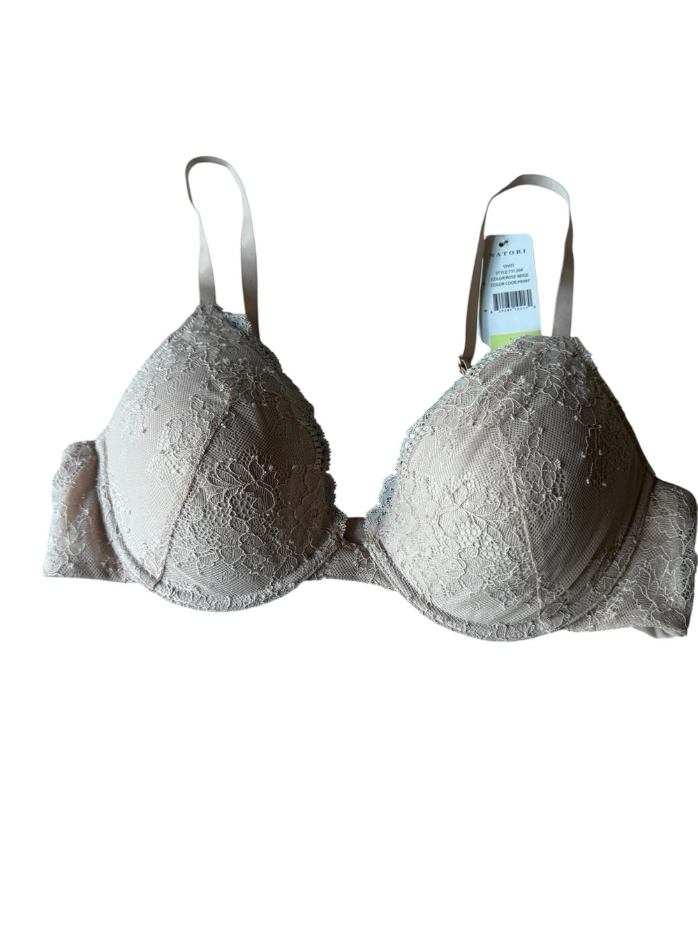 Natori 731209 Vivid Full Fit Contour Plunge Lined Underwire Bra Size 34B